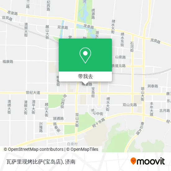 瓦萨里现烤比萨(宝岛店)地图