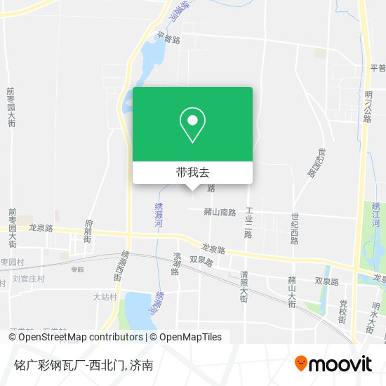 铭广彩钢瓦厂-西北门地图