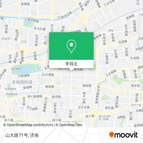 山大路71号地图