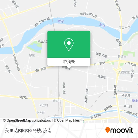 美里花园B园-8号楼地图