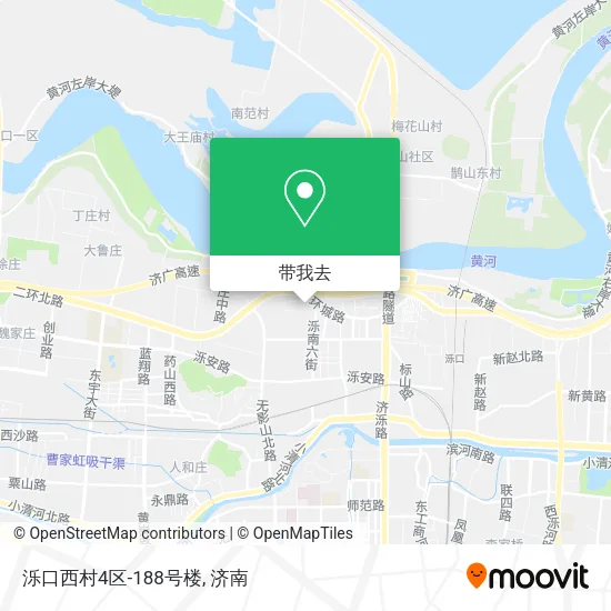 泺口西村4区-188号楼地图