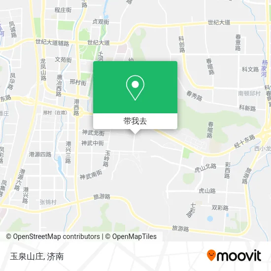 玉泉山庄地图
