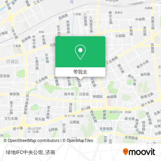 绿地IFC中央公馆地图