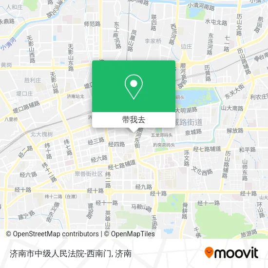 济南市中级人民法院-西南门地图