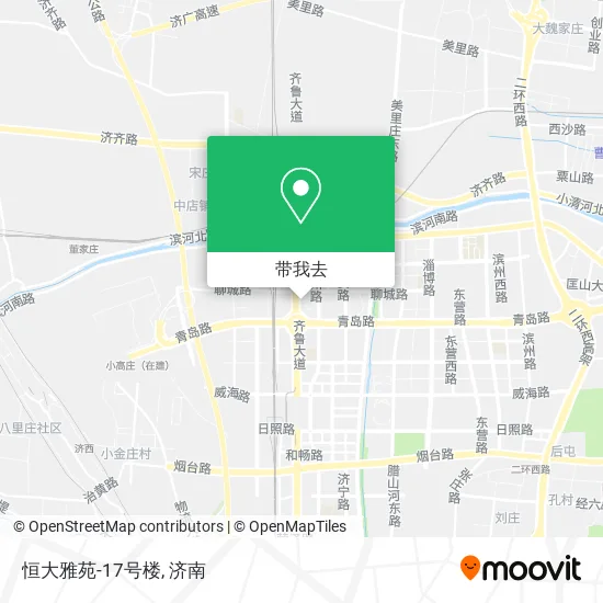 恒大雅苑-17号楼地图