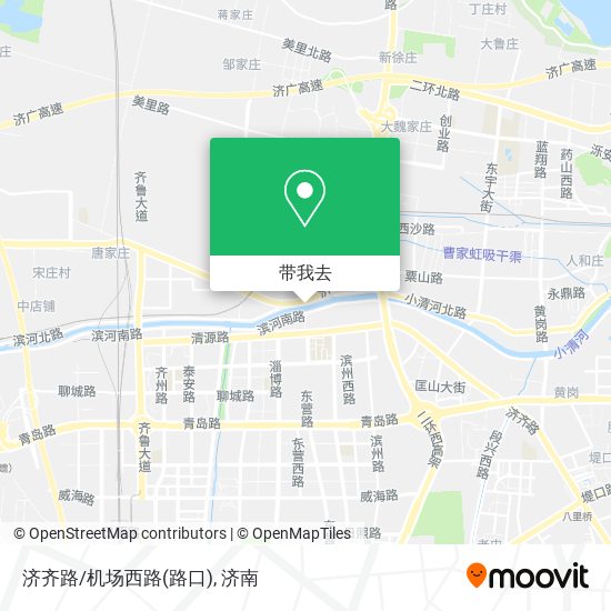 济齐路/机场西路(路口)地图