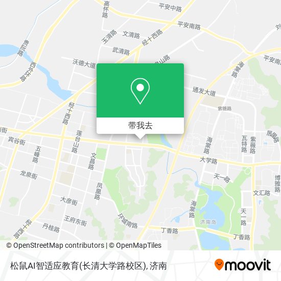 松鼠AI智适应教育(长清大学路校区)地图