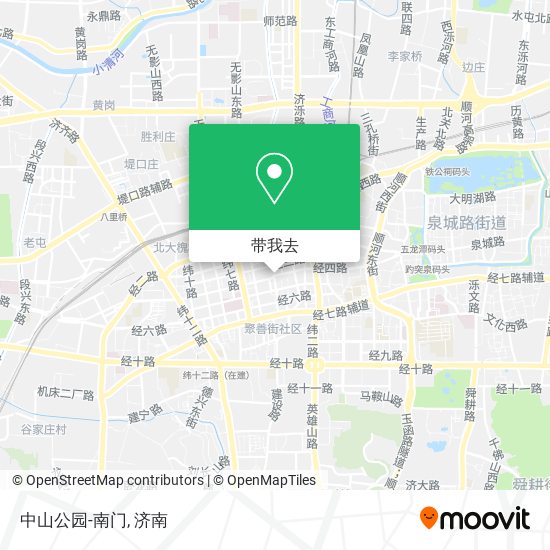 中山公园-南门地图