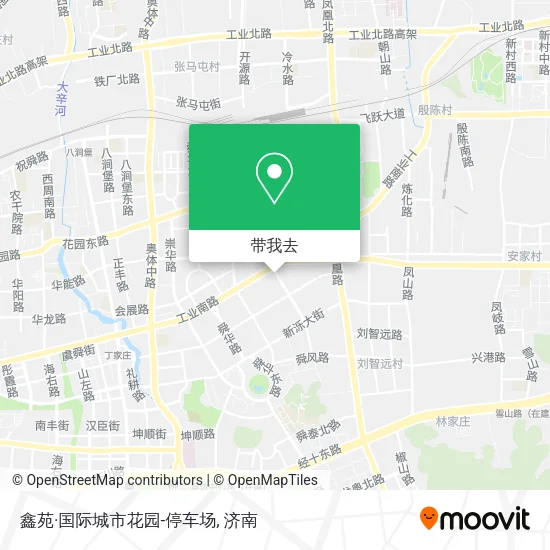 鑫苑·国际城市花园-停车场地图