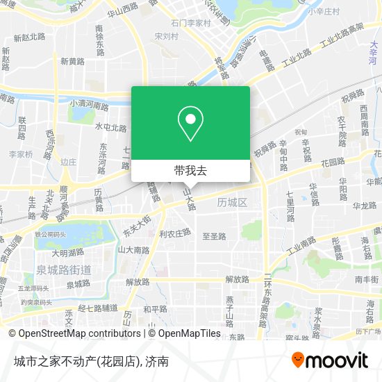 城市之家不动产(花园店)地图