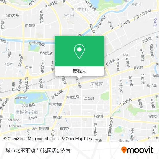 城市之家不动产(花园店)地图