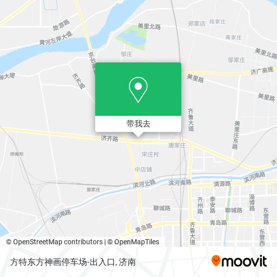 方特东方神画停车场-出入口地图