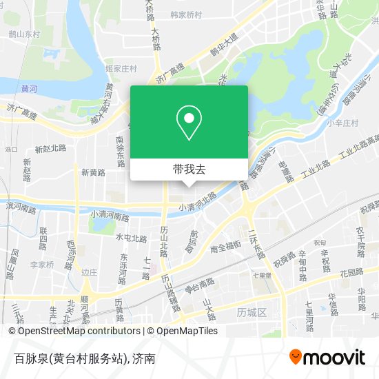 百脉泉(黄台村服务站)地图
