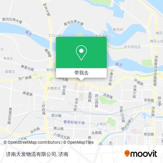 济南天发物流有限公司地图