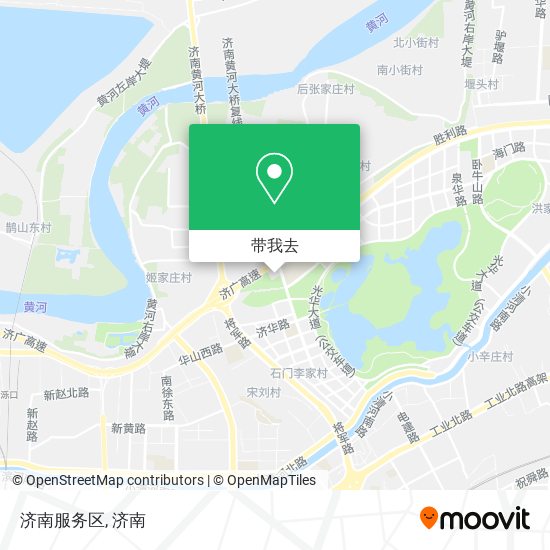 济南服务区地图
