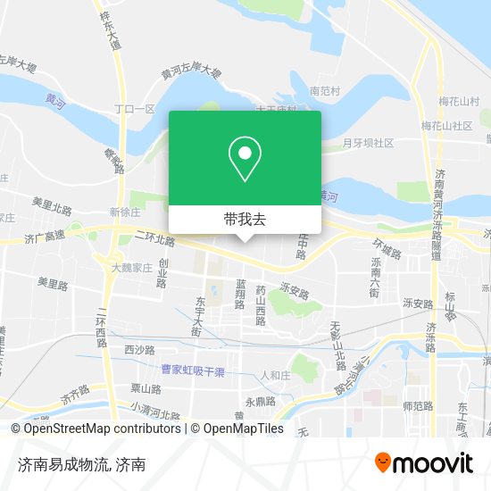 济南易成物流地图