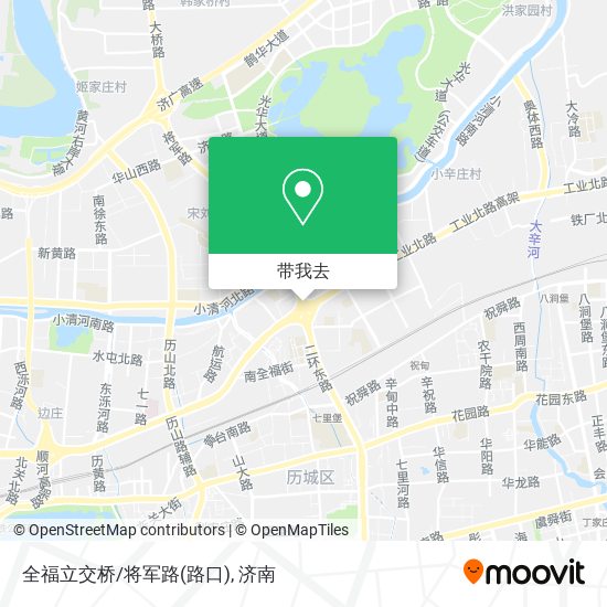 全福立交桥/将军路(路口)地图