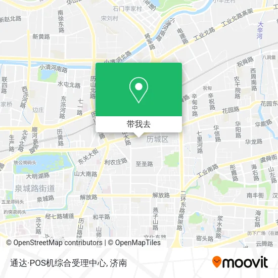 通达·POS机综合受理中心地图