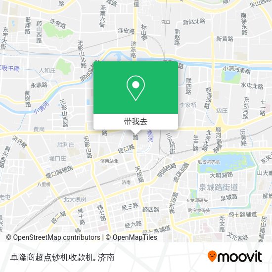 卓隆商超点钞机收款机地图