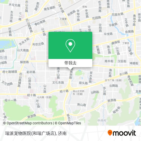 瑞派宠物医院(和瑞广场店)地图