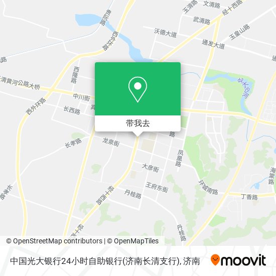 中国光大银行24小时自助银行(济南长清支行)地图