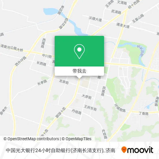 中国光大银行24小时自助银行(济南长清支行)地图