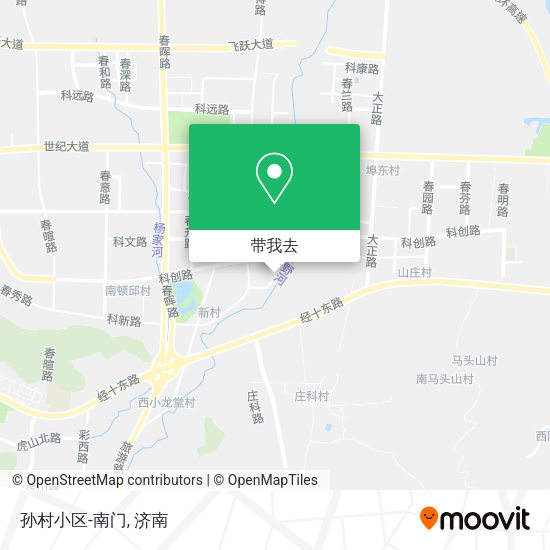 孙村小区-南门地图