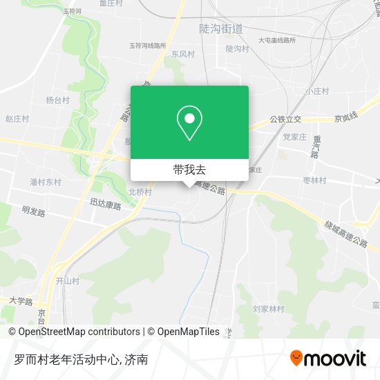罗而村老年活动中心地图