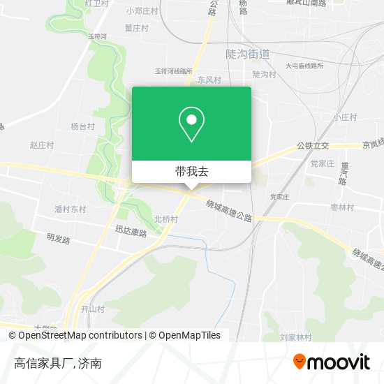 高信家具厂地图