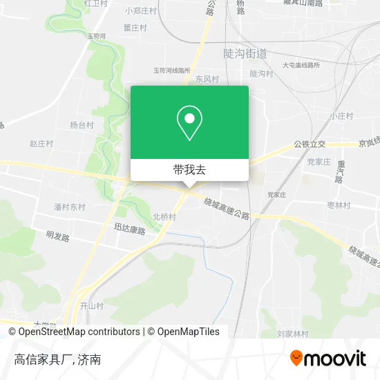 高信家具厂地图