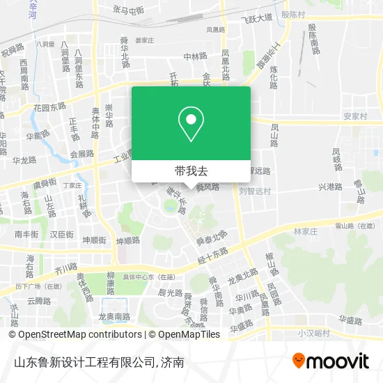 山东鲁新设计工程有限公司地图