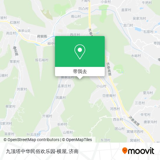 九顶塔中华民俗欢乐园-横屋地图