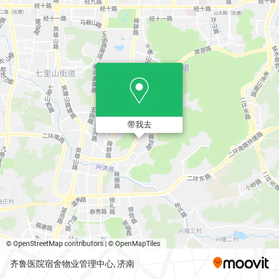 齐鲁医院宿舍物业管理中心地图