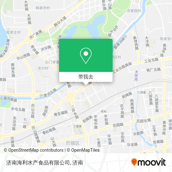济南海利水产食品有限公司地图