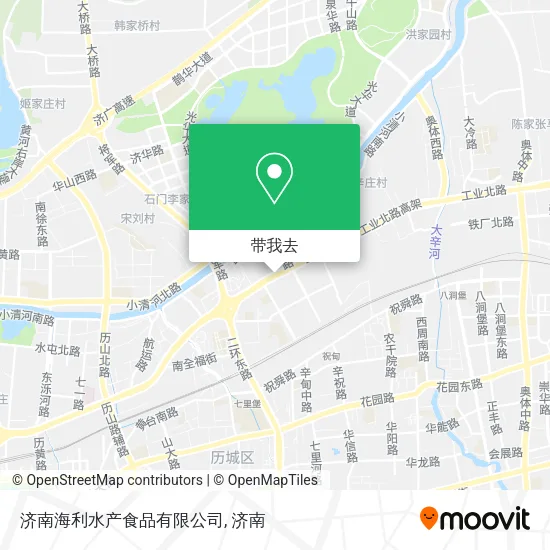 济南海利水产食品有限公司地图