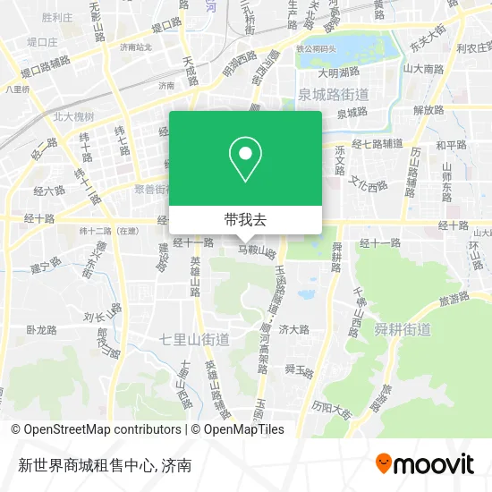 新世界商城租售中心地图
