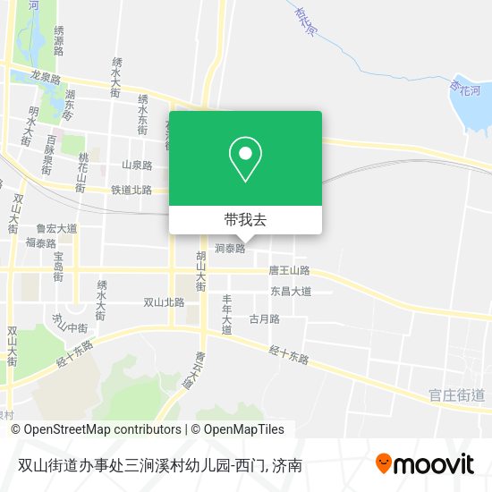 双山街道办事处三涧溪村幼儿园-西门地图