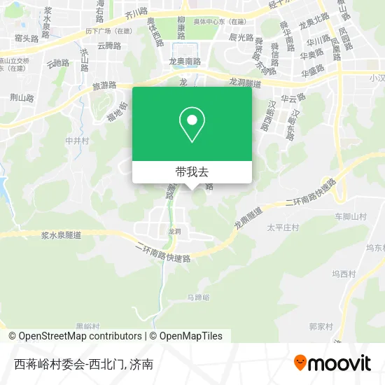 西蒋峪村委会-西北门地图