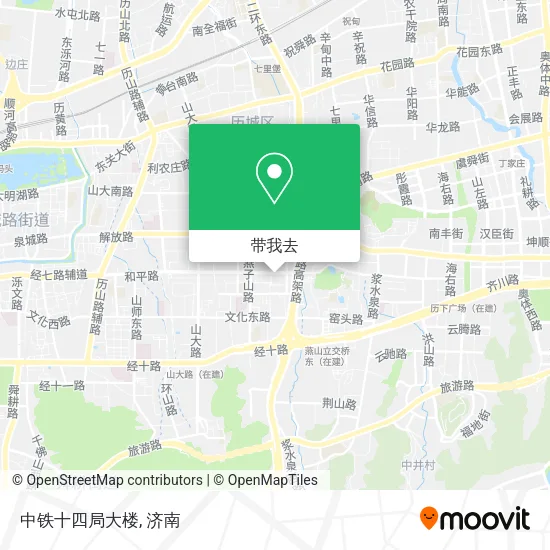 中铁十四局大楼地图