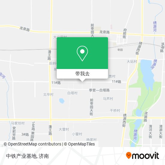 中铁产业基地地图