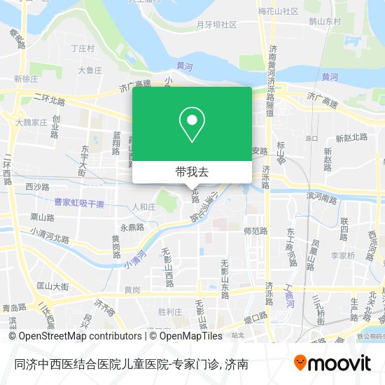 同济中西医结合医院儿童医院-专家门诊地图