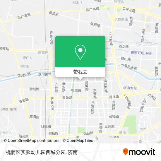 槐荫区实验幼儿园西城分园地图