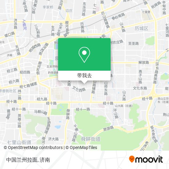 中国兰州拉面地图