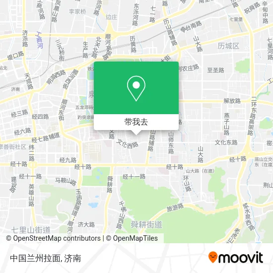 中国兰州拉面地图