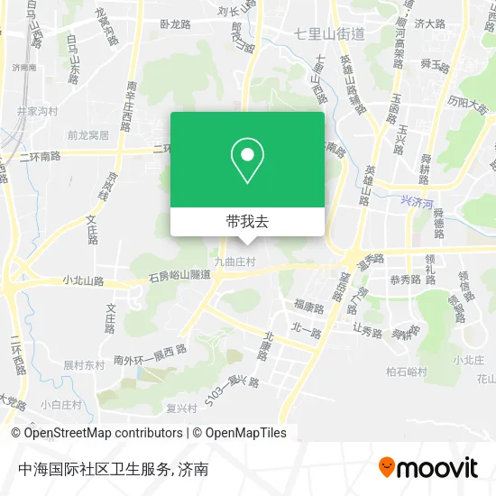 中海国际社区卫生服务地图