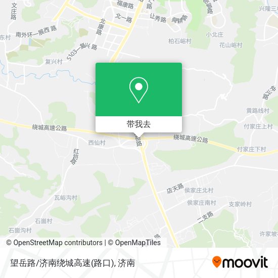 望岳路/济南绕城高速(路口)地图