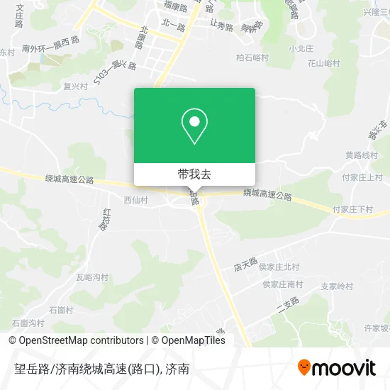 望岳路/济南绕城高速(路口)地图