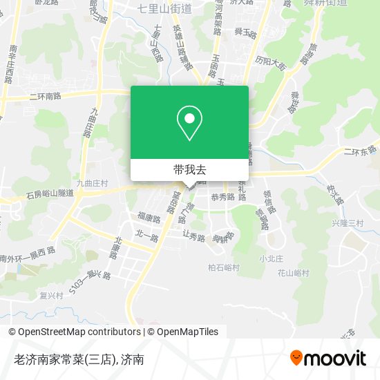 老济南家常菜(三店)地图