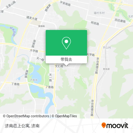 济南恋上公寓地图