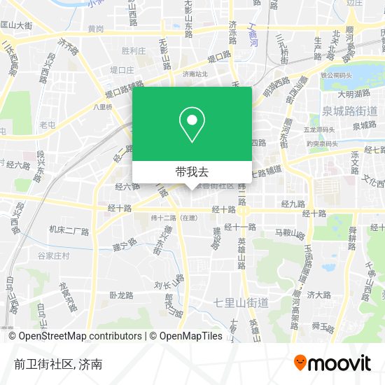 前卫街社区地图